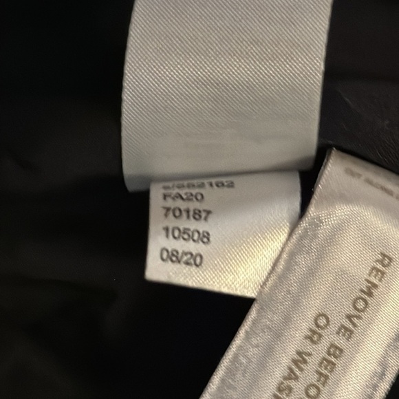 LOFT Boho Tiered V cleavage crinkle textured black midi dress Sz M - Picture 10 of 10